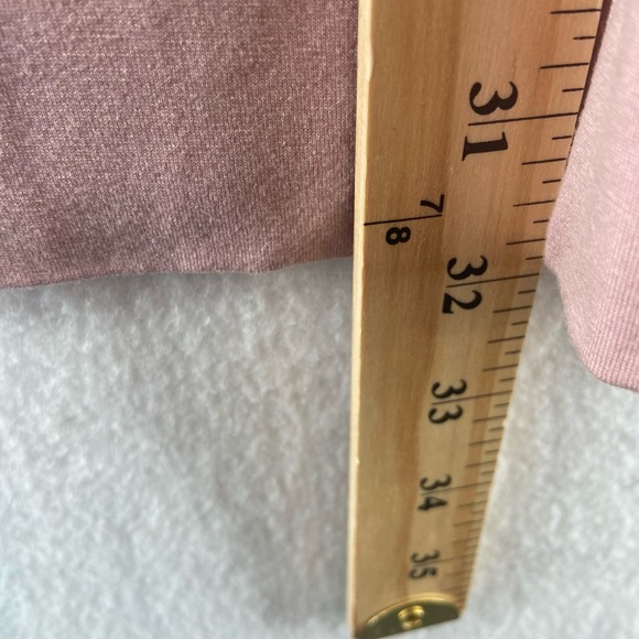 Eileen Fisher Pink Long Top TShirt Size Large Stretch - Picture 4 of 6